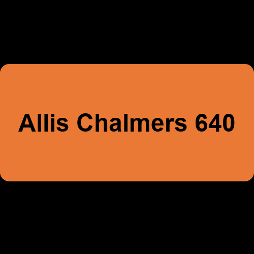 Allis Chalmers 640